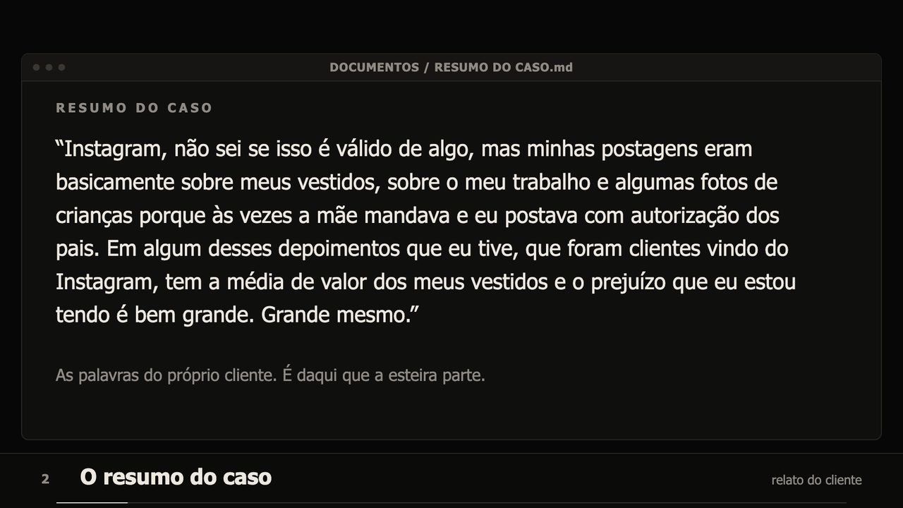Resumo do caso